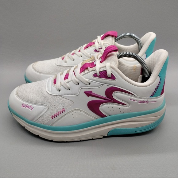 Gravity Defyer Shoes - GDEFY Gravity Defyer Energiya Womens Walking Cross Training Shoes Size 9.5 White
